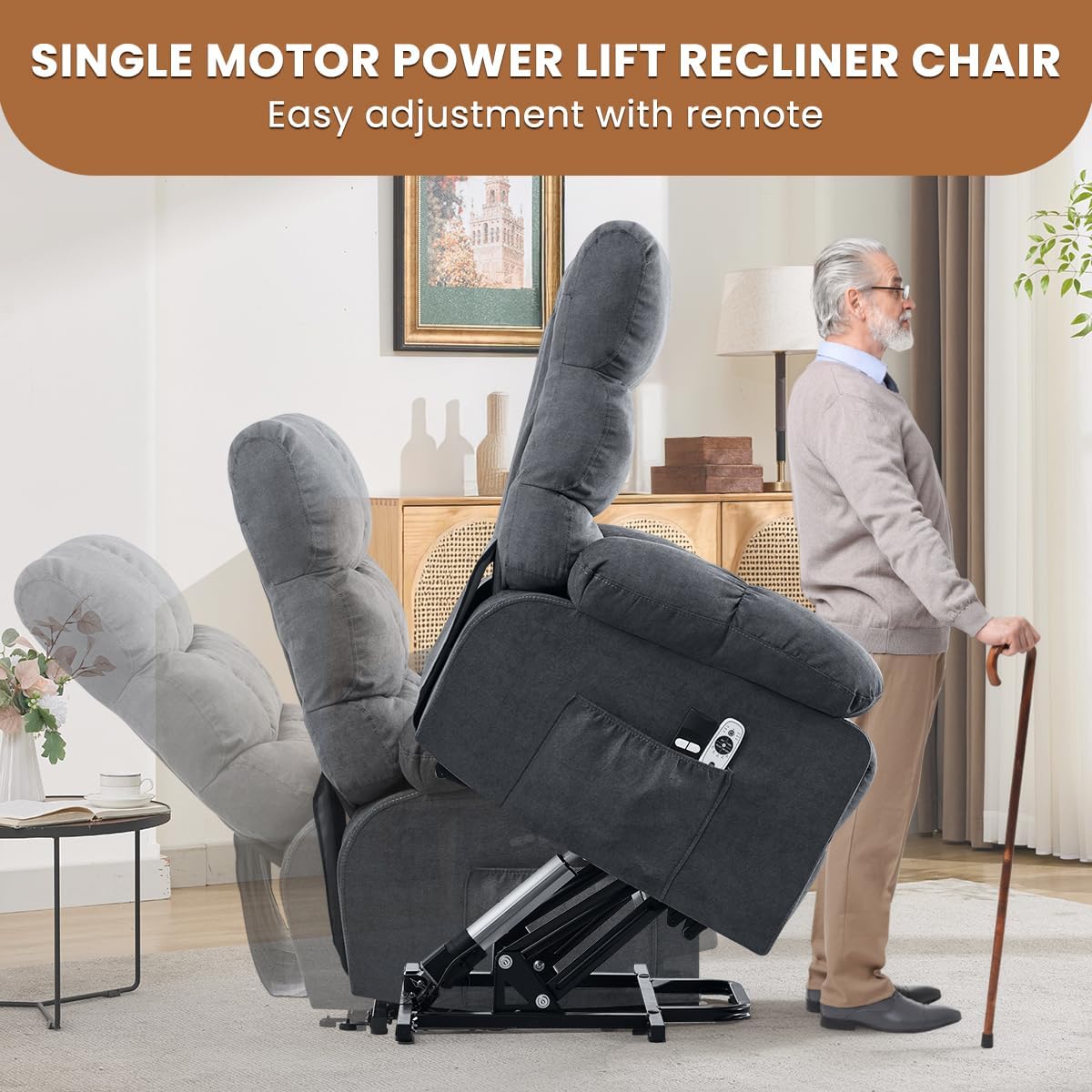 Power Lift Recliner Chair for  - огляд і ціна Heavy Equipment Lift