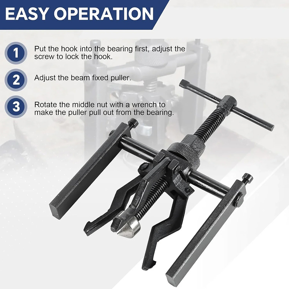 3 Jaw Bearing Puller Tool Heav - огляд і ціна Heavy Equipment Grinder